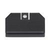 NIGHT FISION Black Front/Blank Rear Optics Ready Stealth Lower 1/3rd Night Sight Set forWalther PDP with 509t view 1
