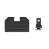 Night Fision Optics Ready Stealth .330-.353 Lower 1/3rd Night Sight Set Compatible with 17/19/34 w/RMR/507c/508t, Black Front Ring, Blank Rear Sight view 2