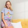 INTIMO The Powerpuff Girls Womens' TV Series Show Characters Sleep Pajama Set Shorts (Small) Multicolored view 3
