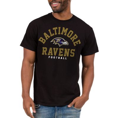 Junk Food Clothing x NFL - Baltimore Ravens - Classic Team Logo - Unisex Adult Short Sleeve Fan T-Shirt for Men and Women - Size Large