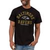 Junk Food Clothing x NFL - Baltimore Ravens - Classic Team Logo - Unisex Adult Short Sleeve Fan T-Shirt for Men and Women - Size Large view 1