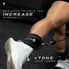 Gymreapers Ankle Straps (Pair) For Cable Machine Kickbacks, Glute Workouts, Lower Body Exercises - Adjustable Leg Straps with Neoprene Padding (Overcast, Pair) view 2