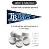 WinCraft Tampa Bay Rays Pennant Banner and Wall Tack Pads view 2