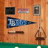 WinCraft Tampa Bay Rays Pennant Banner and Wall Tack Pads view 4
