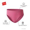 Hanes Girls Ultimate Underwear Pack, Organic Cotton For Kids (Colors May Vary) Hipster Panties, Pink Blue Solids & Patterns, 12 US view 3