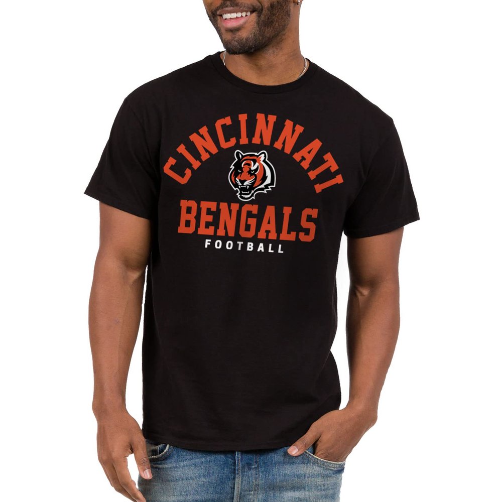 Junk Food Clothing x NFL - Cincinnati Bengals - Classic Team Logo - Unisex Adult Short Sleeve Fan T-Shirt for Men and Women - Size 3X-Large
