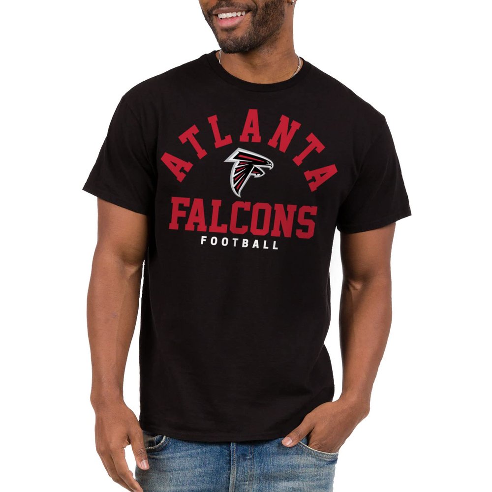 Junk Food NFL - Atlanta Falcons Classic Team Logo Adult SS T-Shirt Black