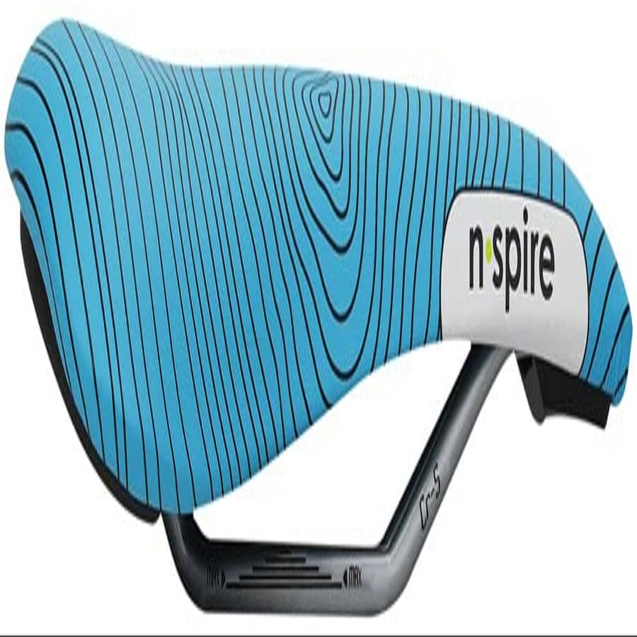 Smanie N.Spire Saddle - Chromoly, Microfiber Blue, 156