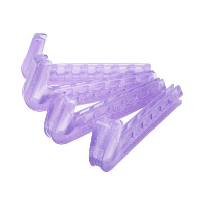 AUNMAS Ice Skate Blade Covers, Adjustable Silicone Material Easy to Use Skate Guards for Ice Skates ()