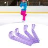 AUNMAS Ice Skate Blade Covers, Adjustable Silicone Material Easy to Use Skate Guards for Ice Skates () view 2