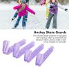 AUNMAS Ice Skate Blade Covers, Adjustable Silicone Material Easy to Use Skate Guards for Ice Skates () view 4