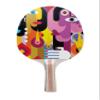 TigerTail Sports Man & Woman Modern Art Colorful Design Ping Pong Paddle, Premium 5 Ply Table Tennis Racket (Red on Back) view 1