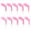 LeFeng 10pcs Knitted Golf Iron Head Covers 3-9/A/P/S Set - Lightweight and Durable Material - Multiple Patterns Golf Club Head Covers - Fit Well for Callaway Ping Taylormade Cobra Etc.(Pink) view 1