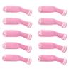 LeFeng 10pcs Knitted Golf Iron Head Covers 3-9/A/P/S Set - Lightweight and Durable Material - Multiple Patterns Golf Club Head Covers - Fit Well for Callaway Ping Taylormade Cobra Etc.(Pink) view 2