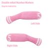 LeFeng 10pcs Knitted Golf Iron Head Covers 3-9/A/P/S Set - Lightweight and Durable Material - Multiple Patterns Golf Club Head Covers - Fit Well for Callaway Ping Taylormade Cobra Etc.(Pink) view 3
