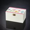 Custom Floral Children's Jewelry Box, Crafted with 100% Durable MDF, Clasp Closure and Metal Hinges, Kids Bedroom Dcor - Measures 6" Long x 4" Wide x 3" High Overall view 3