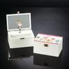 Custom Floral Children's Jewelry Box, Crafted with 100% Durable MDF, Clasp Closure and Metal Hinges, Kids Bedroom Dcor - Measures 6" Long x 4" Wide x 3" High Overall view 4