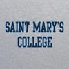 AL01 - Saint Mary's College Gaels Basic Block Long Sleeve T Shirt - 3X-Large - Sport Grey view 3