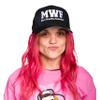 Micro Wrestling Black Flex Fit Cap - S/M view 4