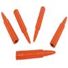 223 Remington 5.56 NATO Plastic Snap caps - Dummy Training Rounds - Set of 5 (Orange) view 1
