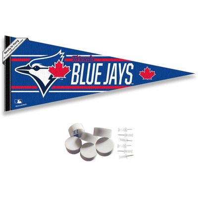 WinCraft Toronto Blue Jays Pennant Banner and Wall Tack Pads