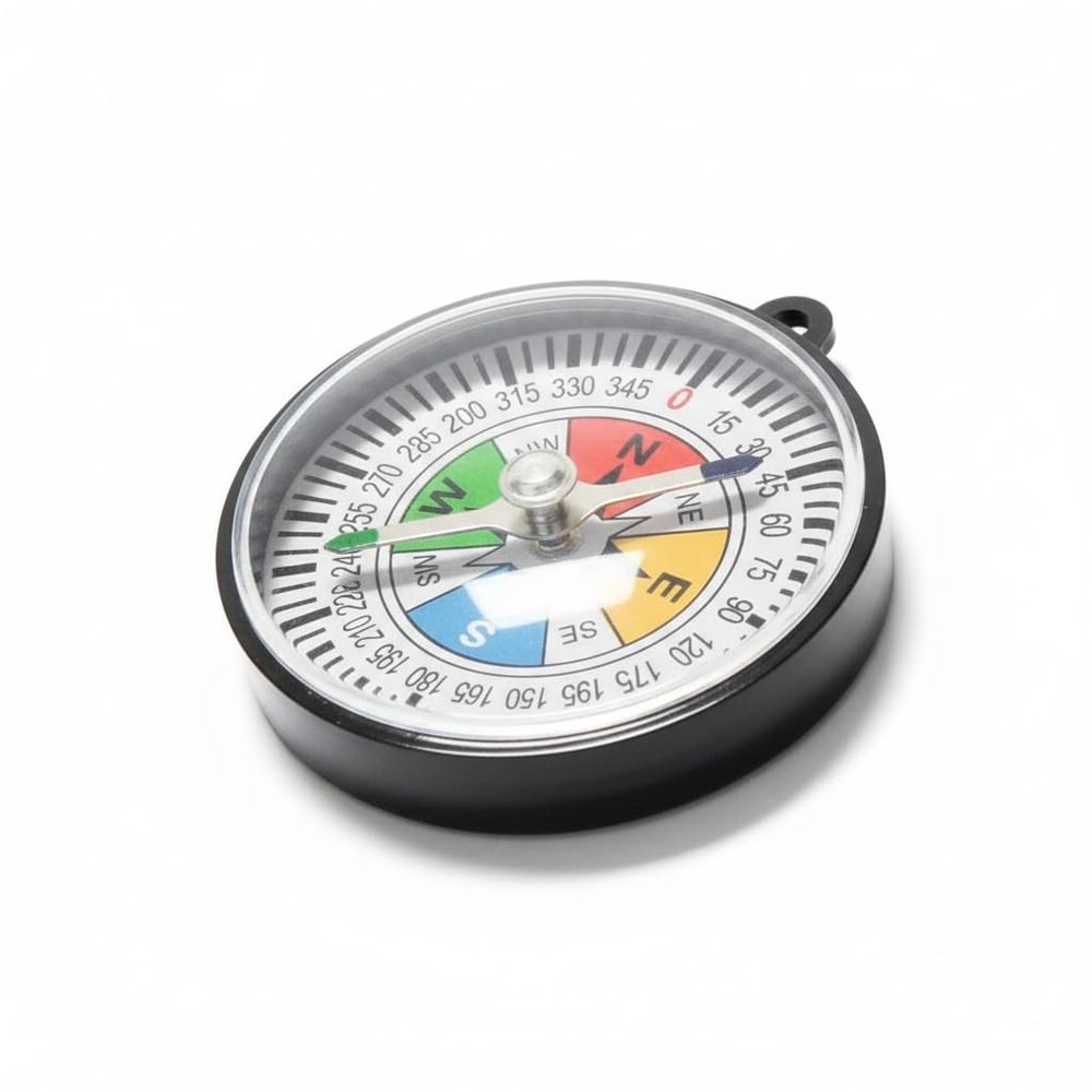 GSC International 313-3 Compass 55mm Diameter with Color Coded Poles and Plastic Body
