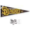 WinCraft San Diego Padres Pennant Banner and Wall Tack Pads view 1