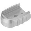 NDZ Performance Magazine Base Plate for Sig P365 X Macro & P365 Fuse  Laser Engraved Anodized Aluminum with Grooved Ridges  Silver  Bible Revelations 6:8 view 2