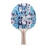 TigerTail Sports Dogs on Blue Colorful Design Ping Pong Paddle, Premium 5 Ply Table Tennis Racket (Black on Back) view 1