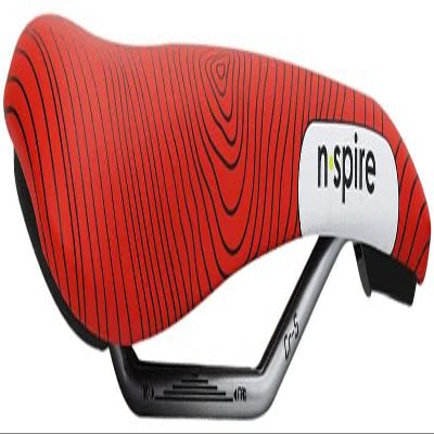 Smanie N.Spire Saddle - Chromoly, Microfiber Red, 156