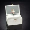Fox Valley Traders Custom Rainbow Stripe Children's Jewelry Box, Crafted with 100% Durable MDF, Clasp Closure and Metal Hinges, Kids Bedroom Dcor - Measures 6" Long x 4" Wide x 3" High Overall view 2