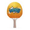 TigerTail Sports Bang! Colorful Design Ping Pong Paddle, Premium 5 Ply Table Tennis Racket (Black on Back) view 1