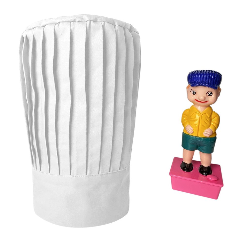 Hibachi Chef Tall Hat with Wee Wee Squirting Boy (White)