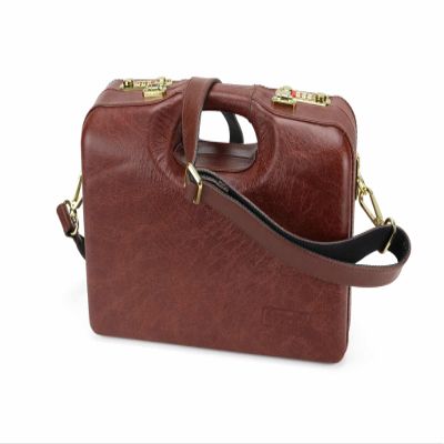 Negrini Leather 150 Shotshell Case - 21150PL/6111-TRAC