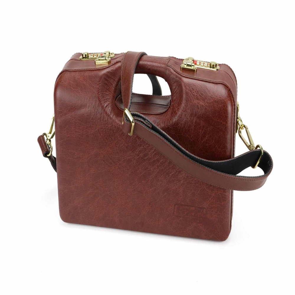 Negrini Leather 150 Shotshell Case - 21150PL/6111-TRAC