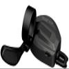 SHIMANO CUES SL-U8000-L Shifter - Left, 2-Speed, Rapidfire Plus Mono, Black