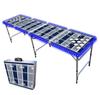 8-Foot Professional Beer Pong Table w/Cup Holes & LED Lights - Dallas Football Field view 1