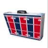 8-Foot Professional Beer Pong Table w/Cup Holes & LED Lights - New England Football Field view 2