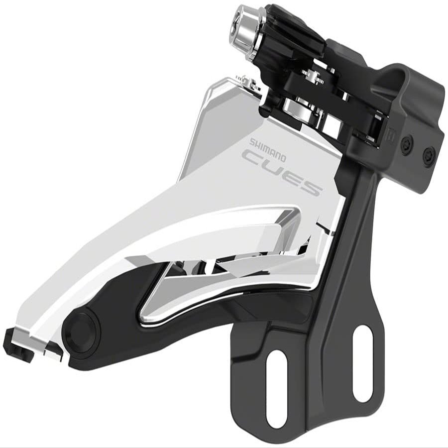 Shimano CUES FD-U6000-E Front Derailleur - 10/11-Speed, Double, Side Swing, E-Type Mount (W/O BB Bracket Plate), 36/40t