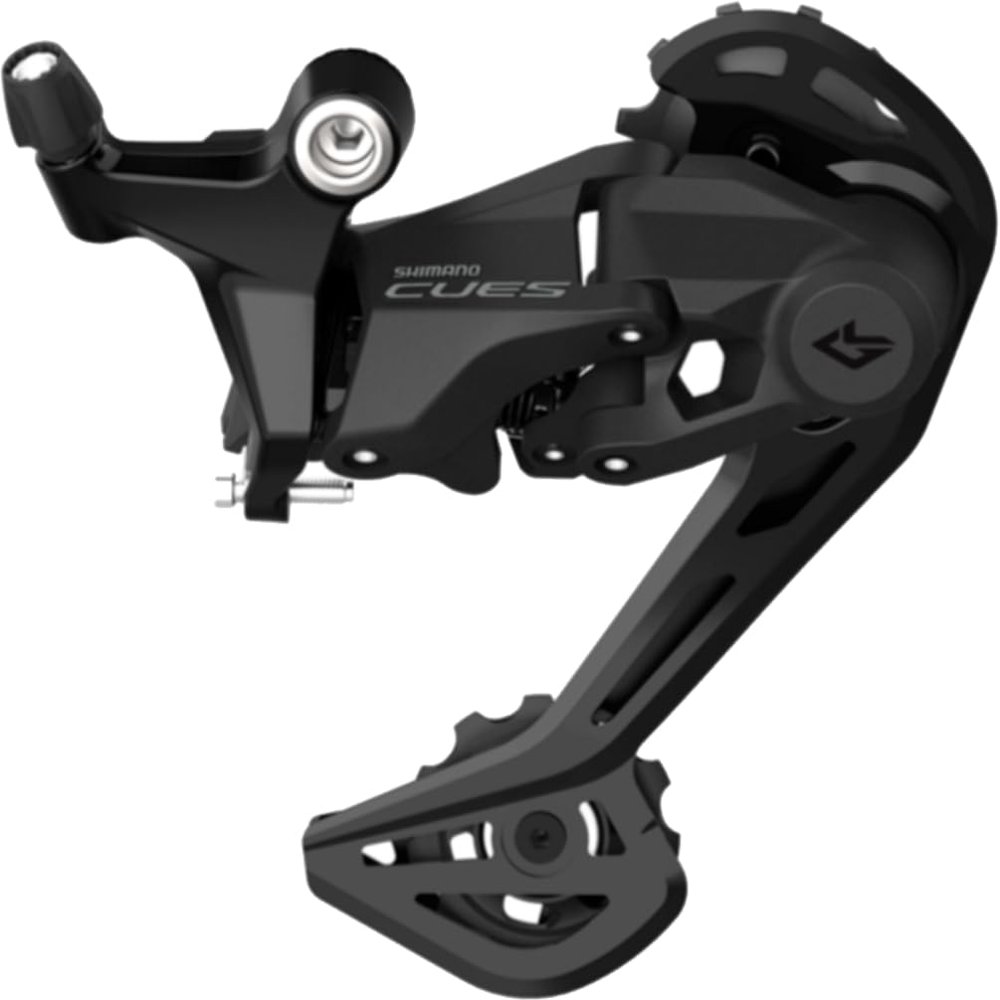 Shimano CUES RD-U4020-SGS Rear Derailleur - 9-Speed, Shadow Design, Direct Attach, Medium Cage, Black