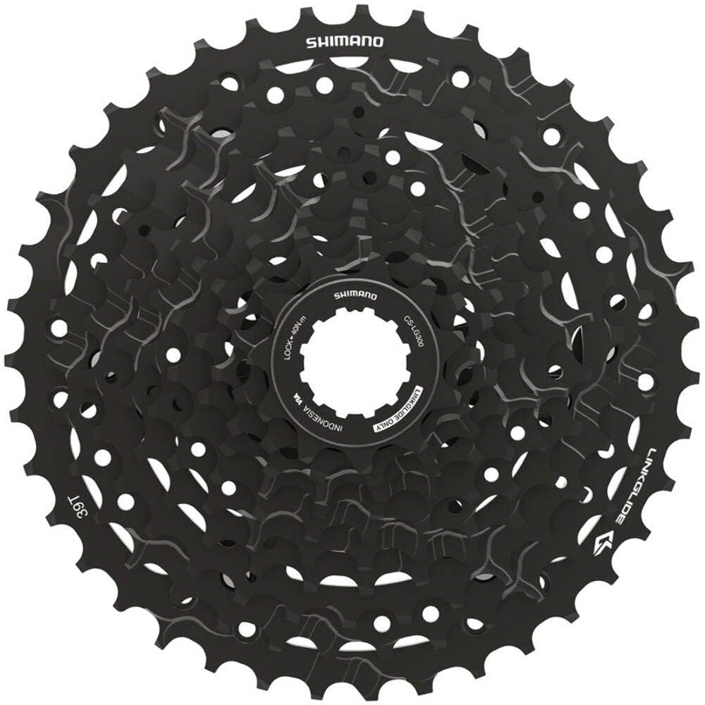 SHIMANO CUES CS-LG300-10 Cassette - 10-Speed, 11-39t, Black