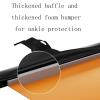 IMPREC Slide Board, with End Stops Adjustable Length Training Sliding Board,Straight Back Cross Bracket, with Shoe Booty and Carrying Bag (Color : Orange, Size : 2.0m) view 3