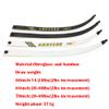 Archery Takedown Recurve Bow Limbs Only Replacements Fiberglass and Bamboo Sheet Laminated for 66" 68" 70" Recurve Bow 14-40lbs (20 lbs, black/68inch) view 4