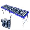 8-Foot Professional Beer Pong Table w/Cup Holes & LED Lights - Seattle Football Field view 1