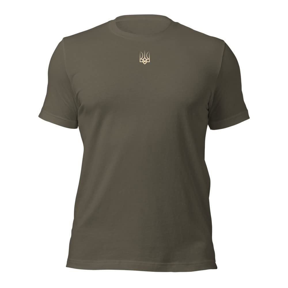 907.3 Ukrainian Zelensky Trident - Symbol of Unity Strength & Independence - Ideal for Patriotic Wear Unisex T-Shirt Army