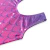 HOZIY 5t Leotards for Girls Gymnastics Sparkly Size 5-6 Year Old Toddler Blue Purple Gradient Ombre Mermaid Kids Leo Tumbling Outfits Tank Sleeveless Leotardo De Gimnasia Para Nias view 4