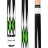 Pathline Pool Cue Stick - 58 inch Canadian Maple Billiard Pool Stick (Green 20oz) view 1