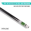 Pathline Pool Cue Stick - 58 inch Canadian Maple Billiard Pool Stick (Green 20oz) view 4