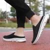 LLTMALL Mens Open Back Walking Sneaker Slippers Comfortable Mesh Knit Slip On Indoor Outdoor Mules Black 13.5 view 2
