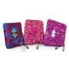 2pcs Cute Chinese knot Two Zipper Purse Jewelry Packaging Bags for Bracelets Necklace Storage Silk Brocade Zip Pouch Bags for Travel (fuchsia2 pcs pattern random) view 4